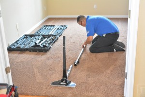 Carpet repair and stretching